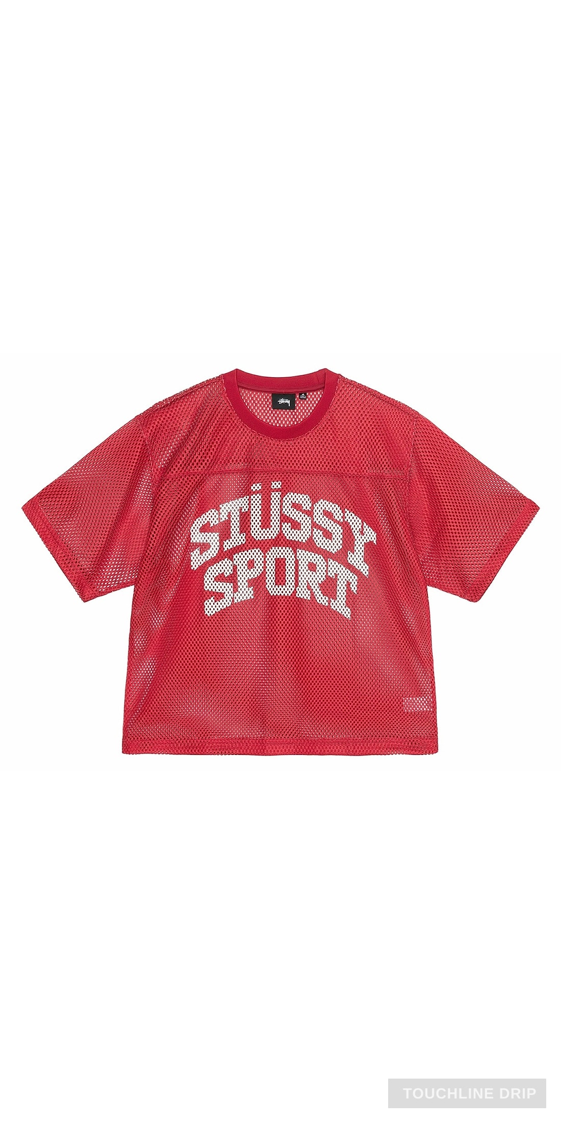 Front product image of Stussy Sport Mesh Jersey - Red