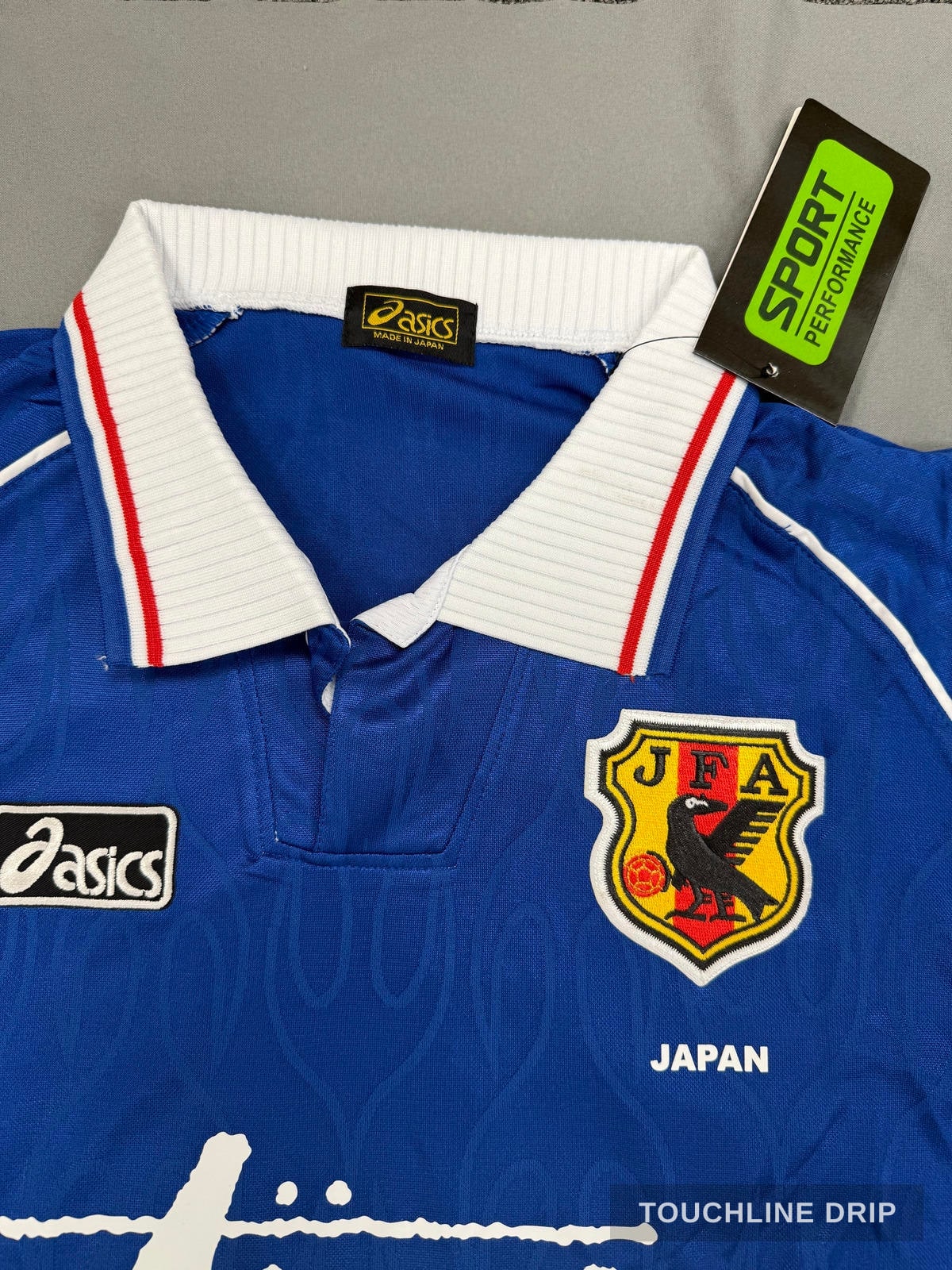 patch closeup product image of Stussy x Asics Japan 1998 Concept Jersey