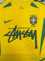 Detail product image 7 of Stussy x Brazil Yellow 2002 Inspired Special Edition Jersey