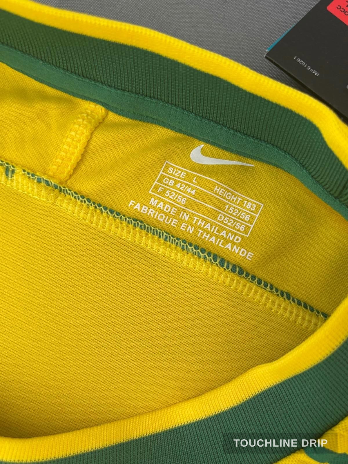 sleeve product image of Nike x Stussy Brazil Yellow 1998 Inspired Special Edition Concept Jersey