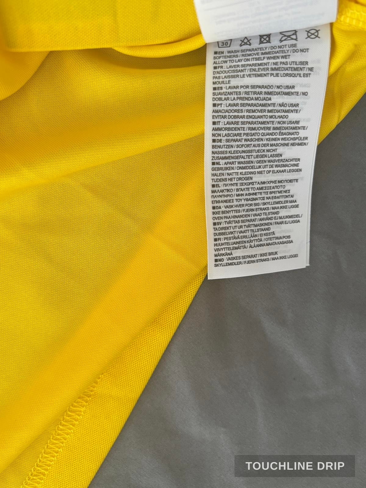 detail product image of Nike x Stussy Brazil Yellow 1998 Inspired Special Edition Concept Jersey