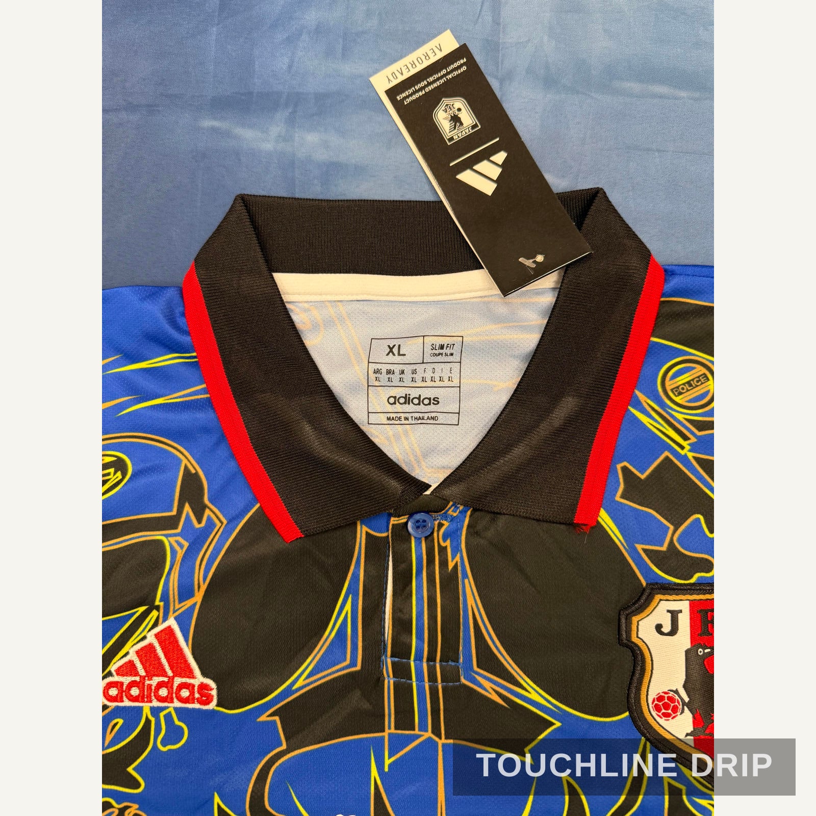Detail product image of Tokusatsu-inspired Japan JFA Concept Jersey - Blue Samurai Edition (TKS-JPN-JFA-BSE-JSY)