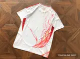 Back product image of Y-3 x Stussy x Japan "rising Phoenix" Limited Edition Jersey - White/red Flame
